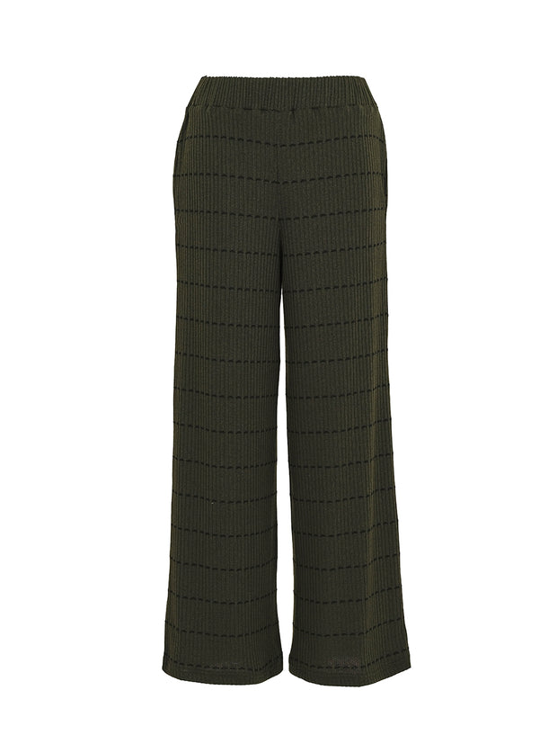 Sassy wide leg dark olive pants with comfortable waist band