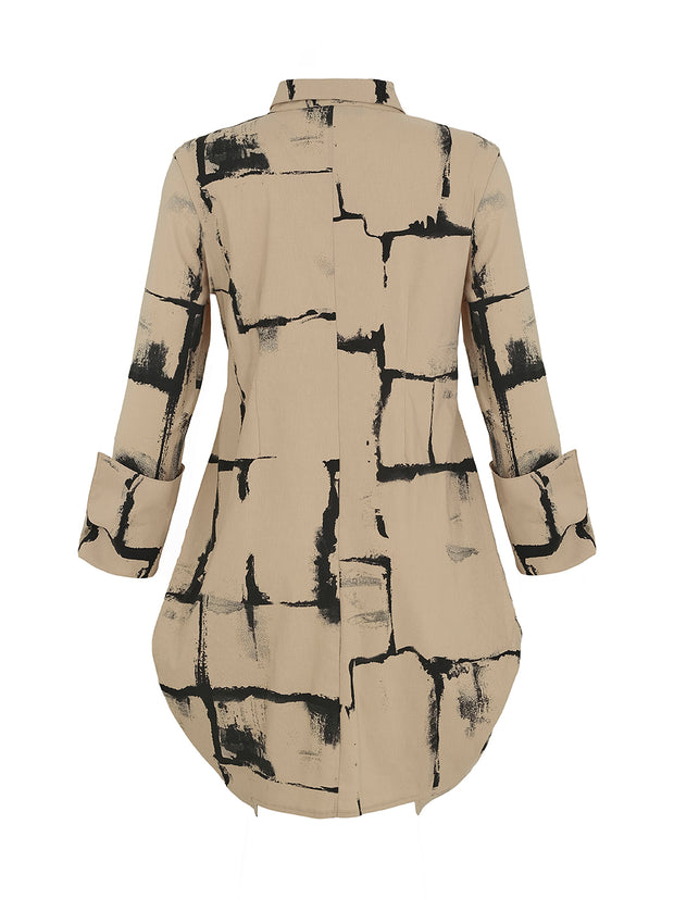 Sassy long sleeve collared shirt or dress