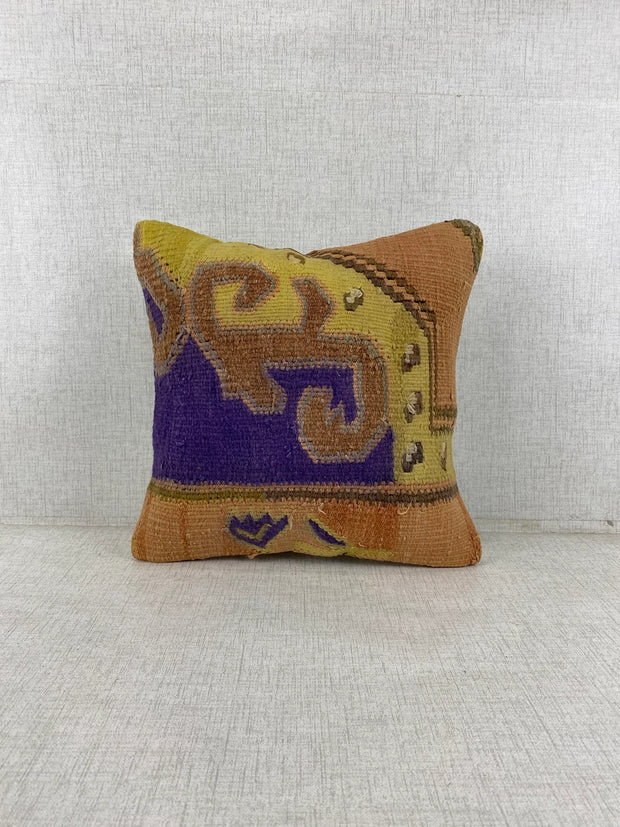 Vintage Kilim Cushion Cover #1 16x16