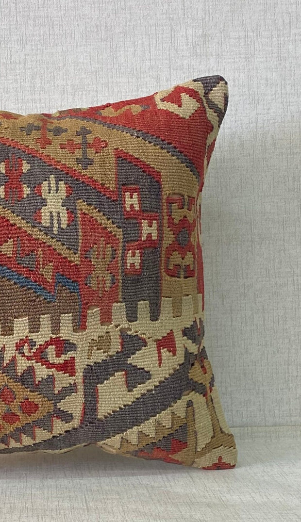 Vintage Kilim Cushion Cover #2 16x16