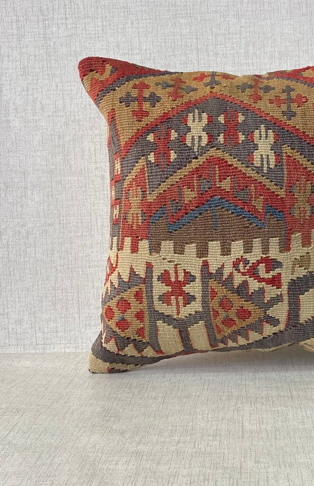 Vintage Kilim Cushion Cover #2 16x16