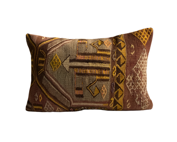 Vintage Kilim Cushion Cover #9 16x24