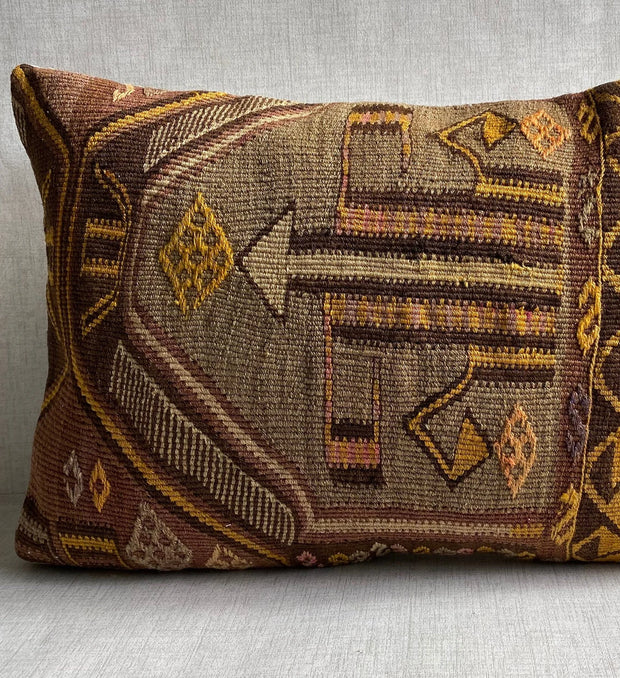 Vintage Kilim Cushion Cover #9 16x24