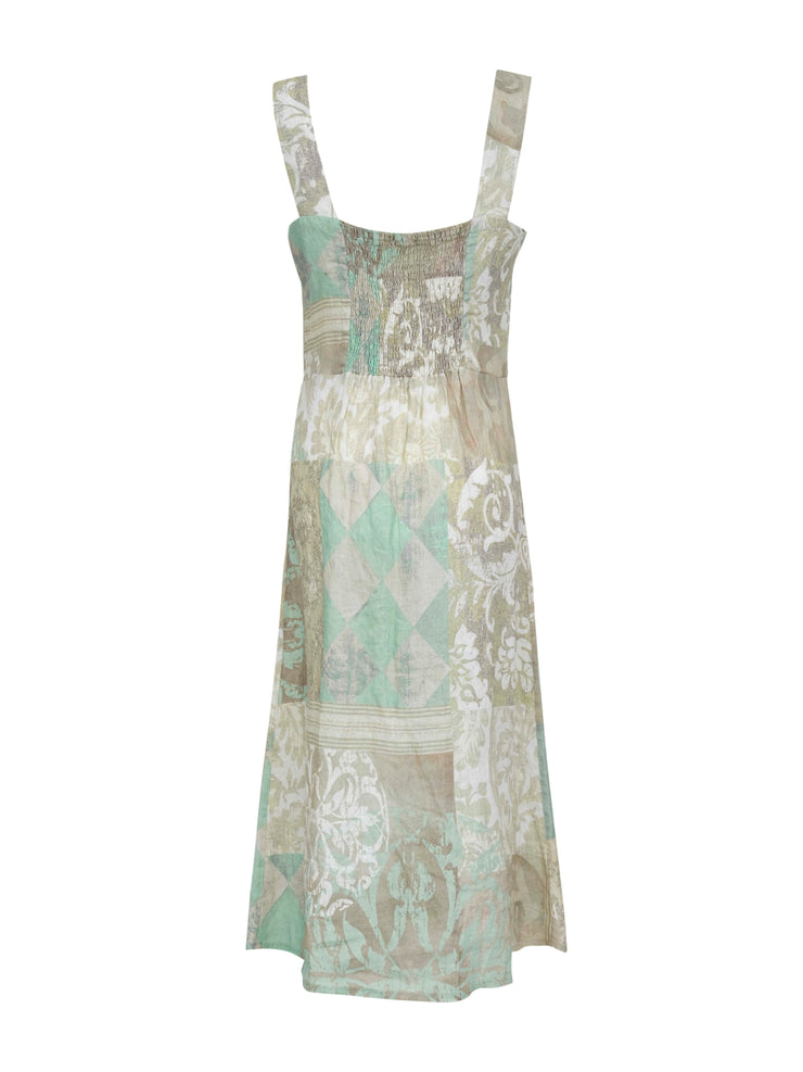 Linen Sleeveless Dress by Dolcezza