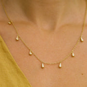 Lustra gold necklace