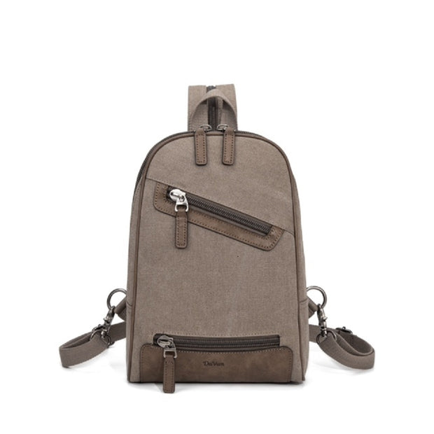 Multifunctional Canvas Sling Bag