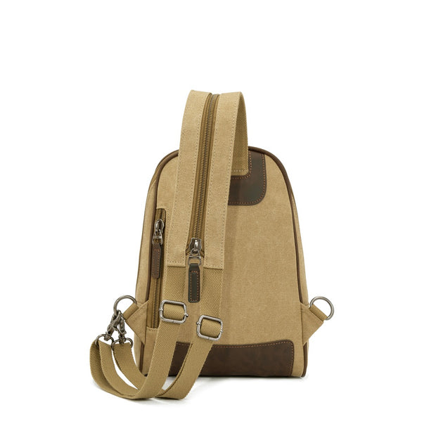 Multifunctional Canvas Sling Bag