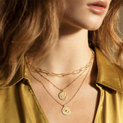 Luna gold necklace