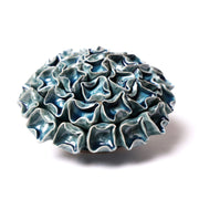 Ceramic Flower - teal 12 medium collection 12