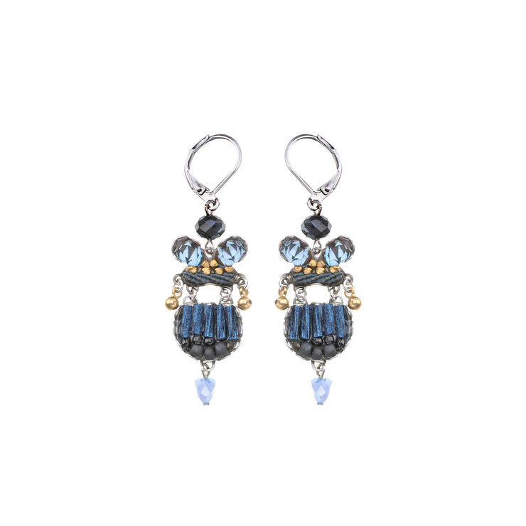 Ayala Bar Indigo Summits Set, Leila Earrings