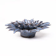 Ceramic Flower -medium periwinkle blue