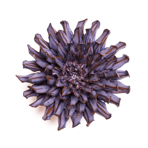 Ceramic Flower - Fractal Lilac large