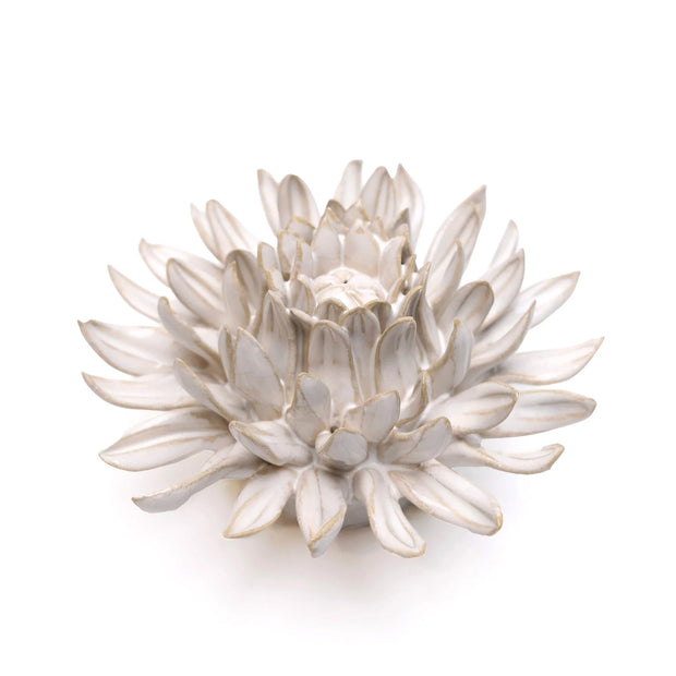 Ceramic Flower -Ivory medium