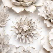 Ceramic Flower -Ivory medium