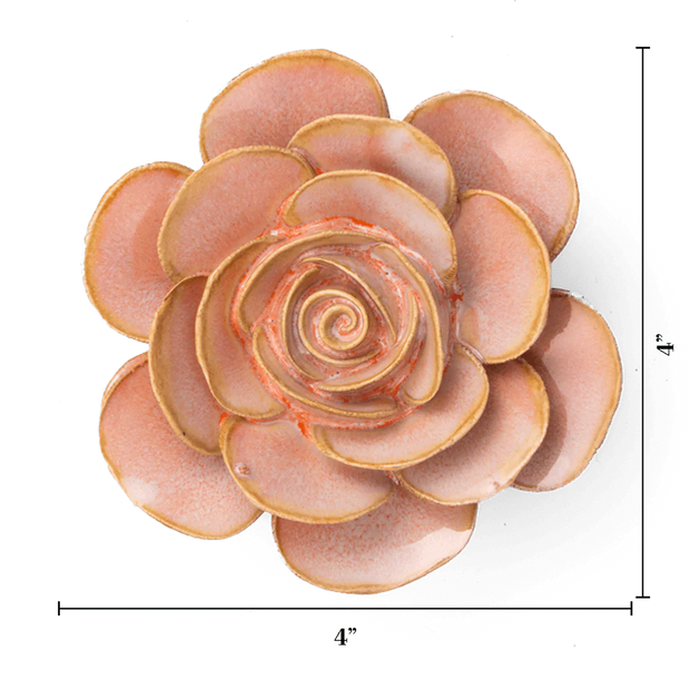 Chive Ceramic Flower Warm pink Cloni Ranunculus