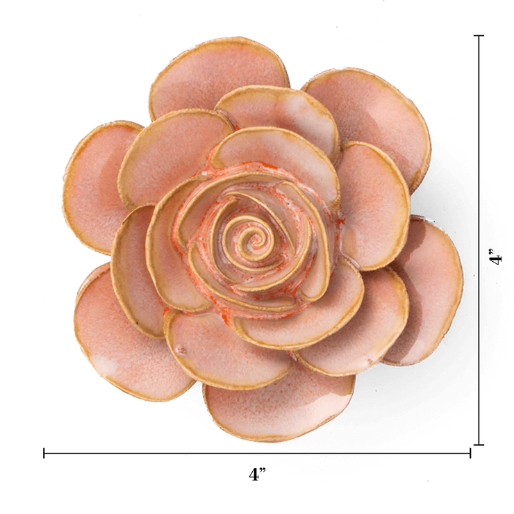 Chive Ceramic Flower Warm pink Cloni Ranunculus