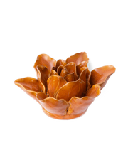 Chive Ceramic Flower Burnt Orange Stargazer Lily