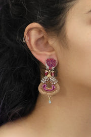 Ayala Bar Berry Blush Set, Duska Earrings