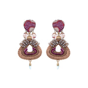 Ayala Bar Berry Blush Set, Duska Earrings