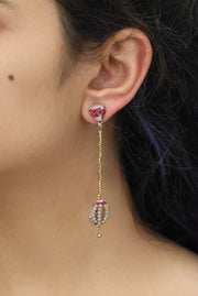 Ayala Bar Berry Blush Set, Velora Earrings