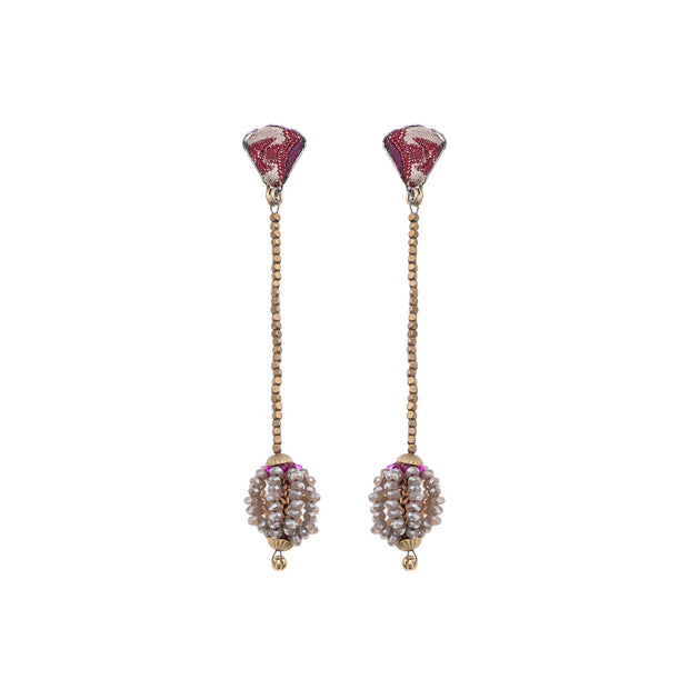 Ayala Bar Berry Blush Set, Velora Earrings