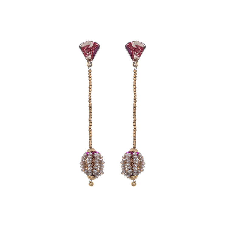 Ayala Bar Berry Blush Set, Velora Earrings