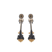 Ayala Bar Gilded Black, Ebonia Earrings