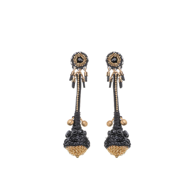 Ayala Bar Gilded Black, Ebonia Earrings