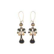 Ayala Bar Gilded Black Set, Vuloria Earrings