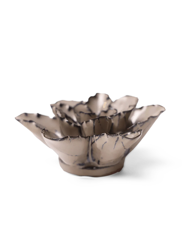 Chive Ceramic Flower Latte Empress Lotus