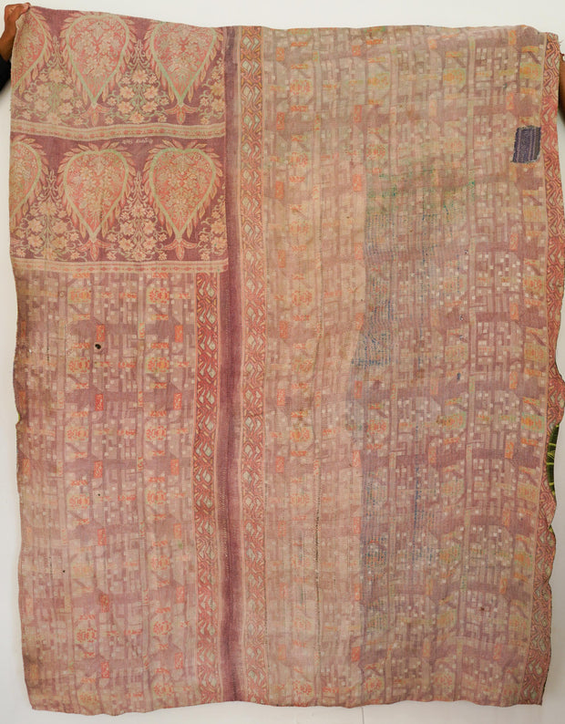 Vintage Kantha quilt one of a kind #567