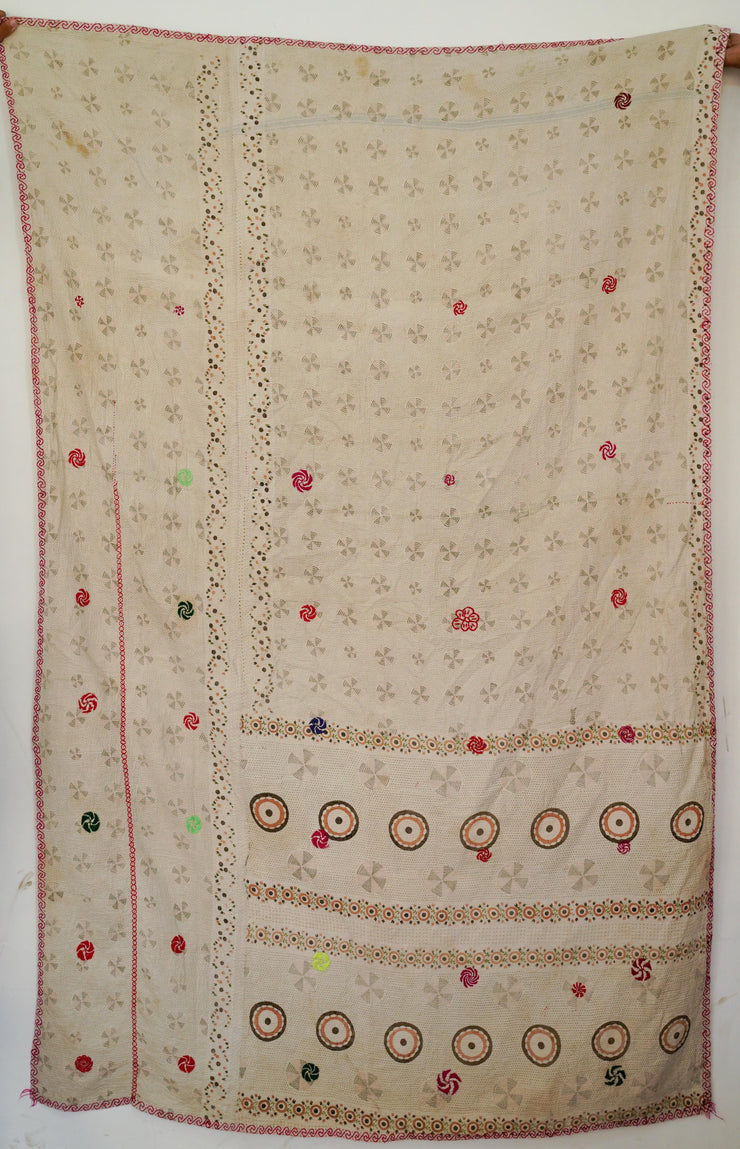 Vintage Kantha quilt one of a kind #629