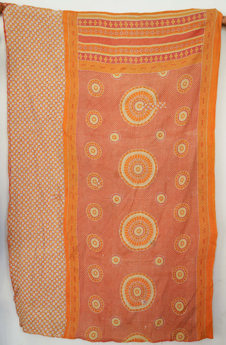 Vintage Kantha quilt one of a kind #635