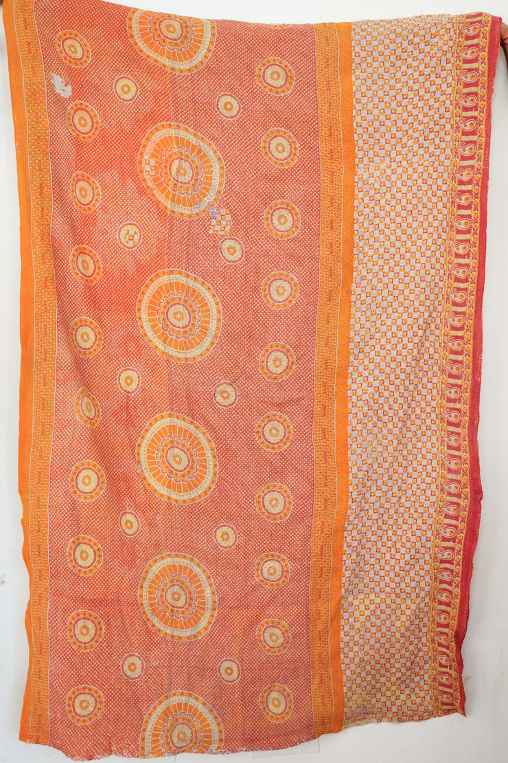 Vintage Kantha quilt one of a kind #635