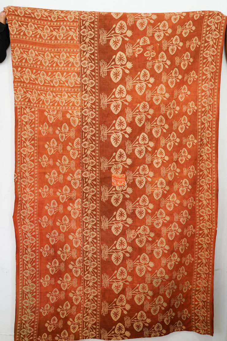 Vintage Kantha quilt one of a kind #704