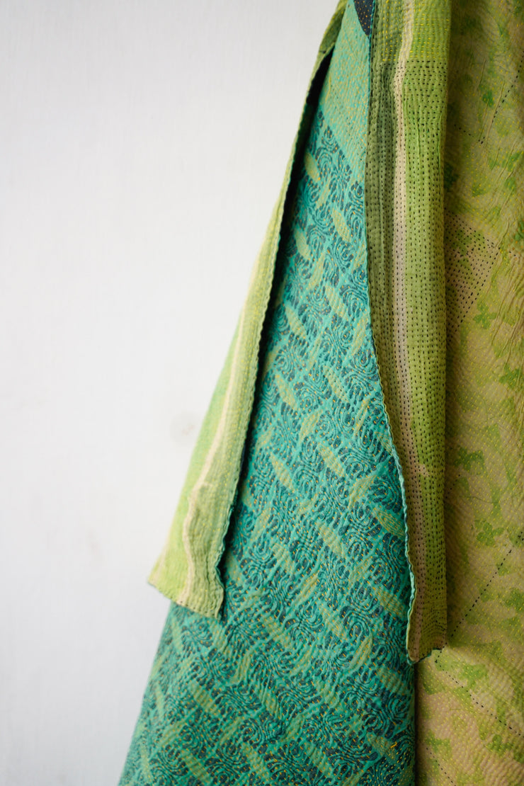 Vintage Kantha quilt one of a kind #706