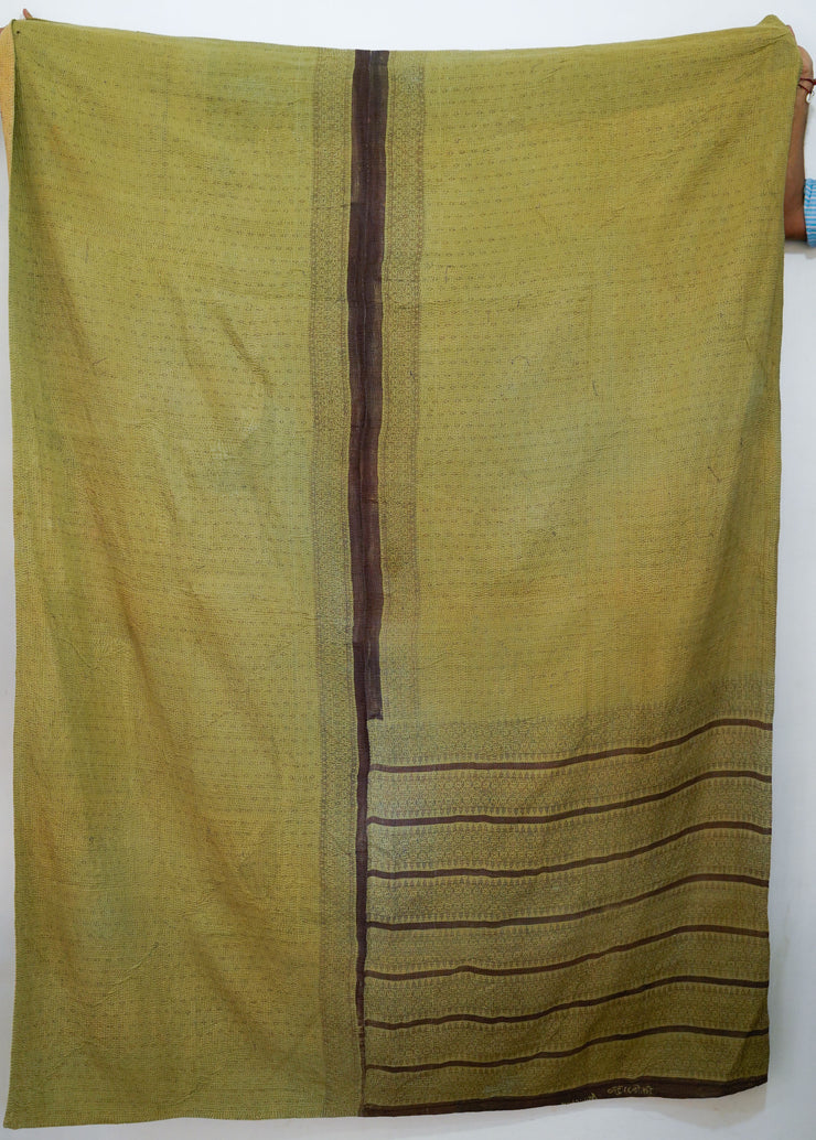 Vintage Kantha quilt one of a kind #760
