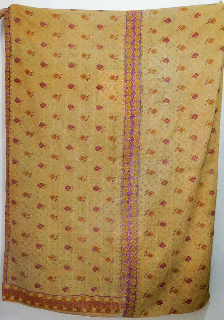 Vintage Kantha quilt one of a kind #760