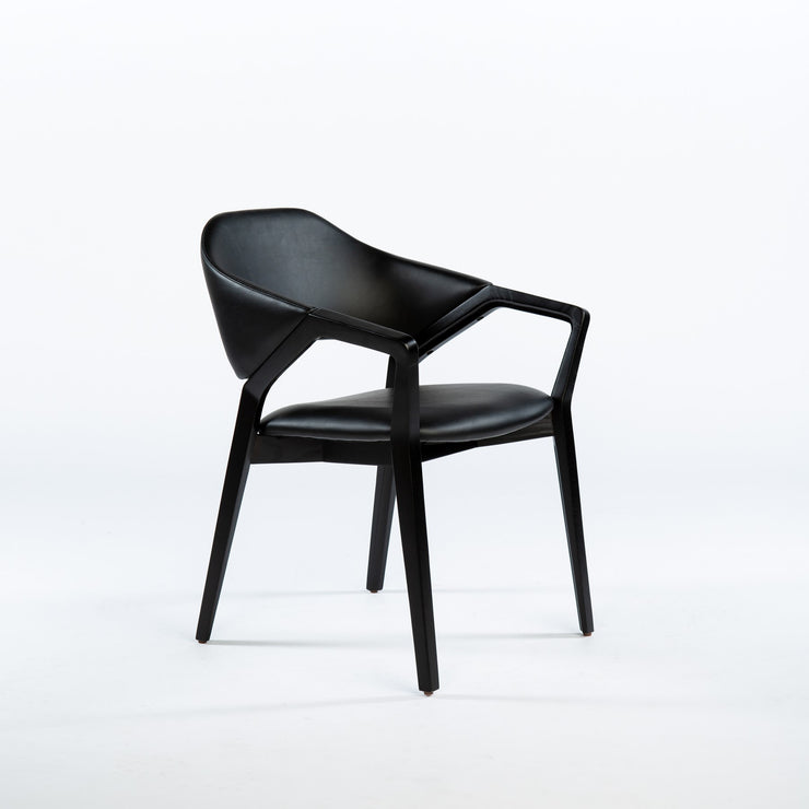 Mila Chair Black on black