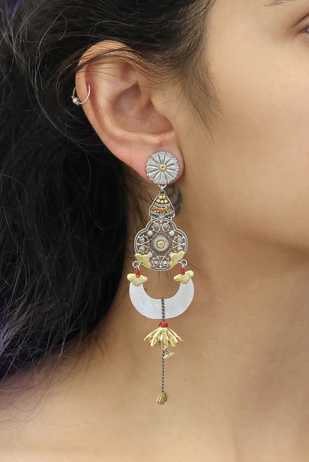 Ayala Bar Metal Bloom Floira Earrings