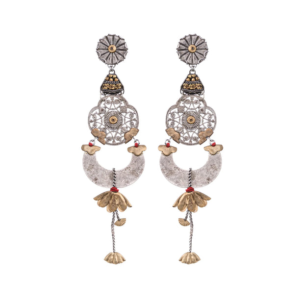 Ayala Bar Metal Bloom Floira Earrings