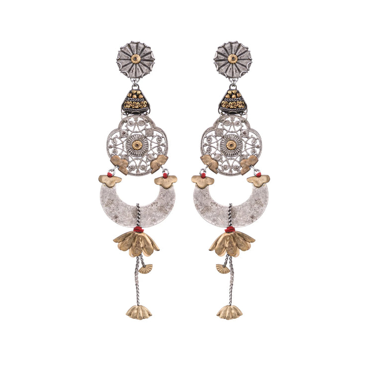 Ayala Bar Metal Bloom Floira Earrings