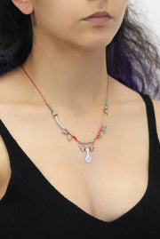 Ayala Bar Metal Bloom Set, Naturae Necklace
