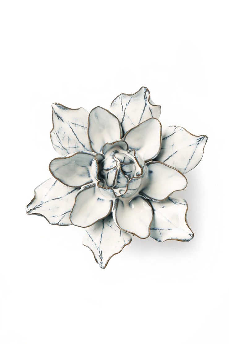 Chive Ceramic Flower white Columbine