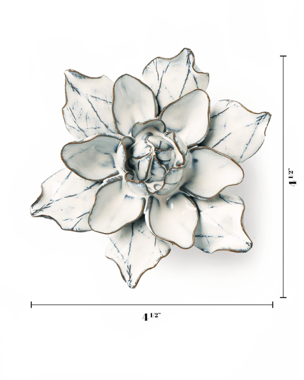 Chive Ceramic Flower white Columbine