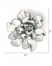 Chive Ceramic Flower white Hawthorn