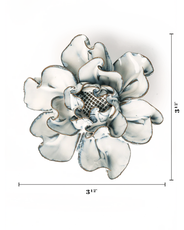 Chive Ceramic Flower white Hawthorn