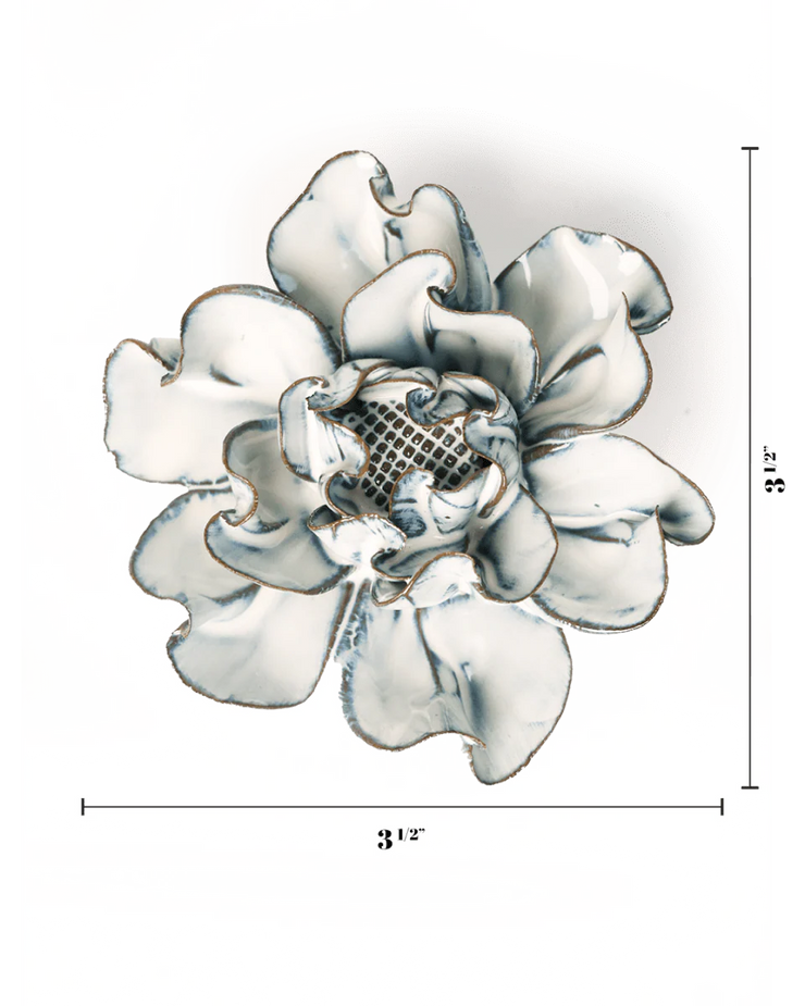 Chive Ceramic Flower white Hawthorn