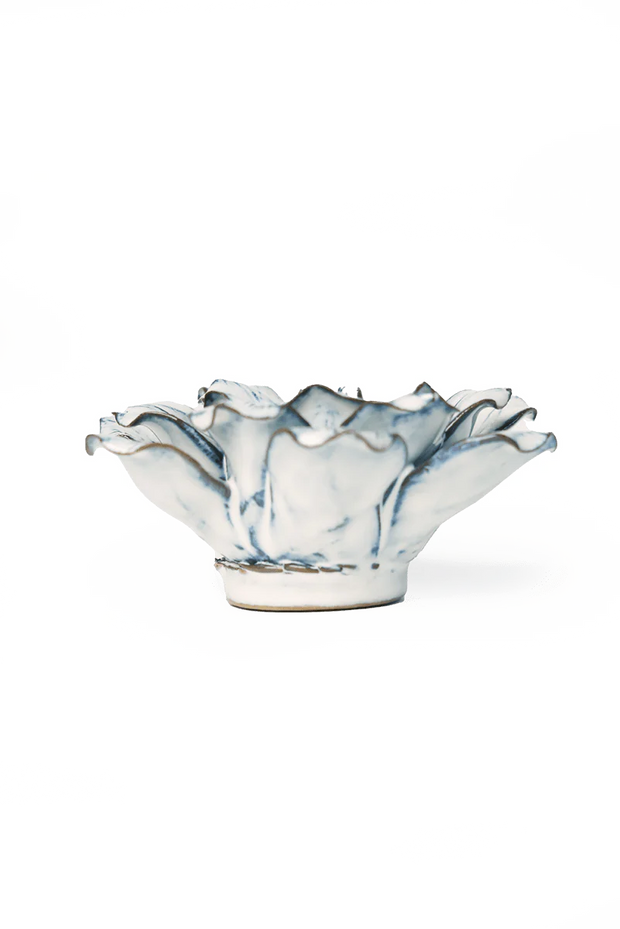 Chive Ceramic Flower white Cosmos