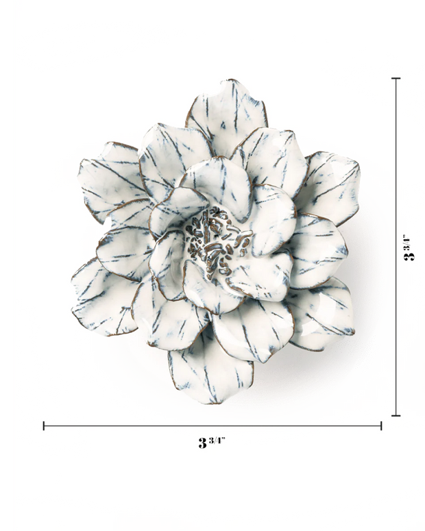 Chive Ceramic Flower white Cosmos